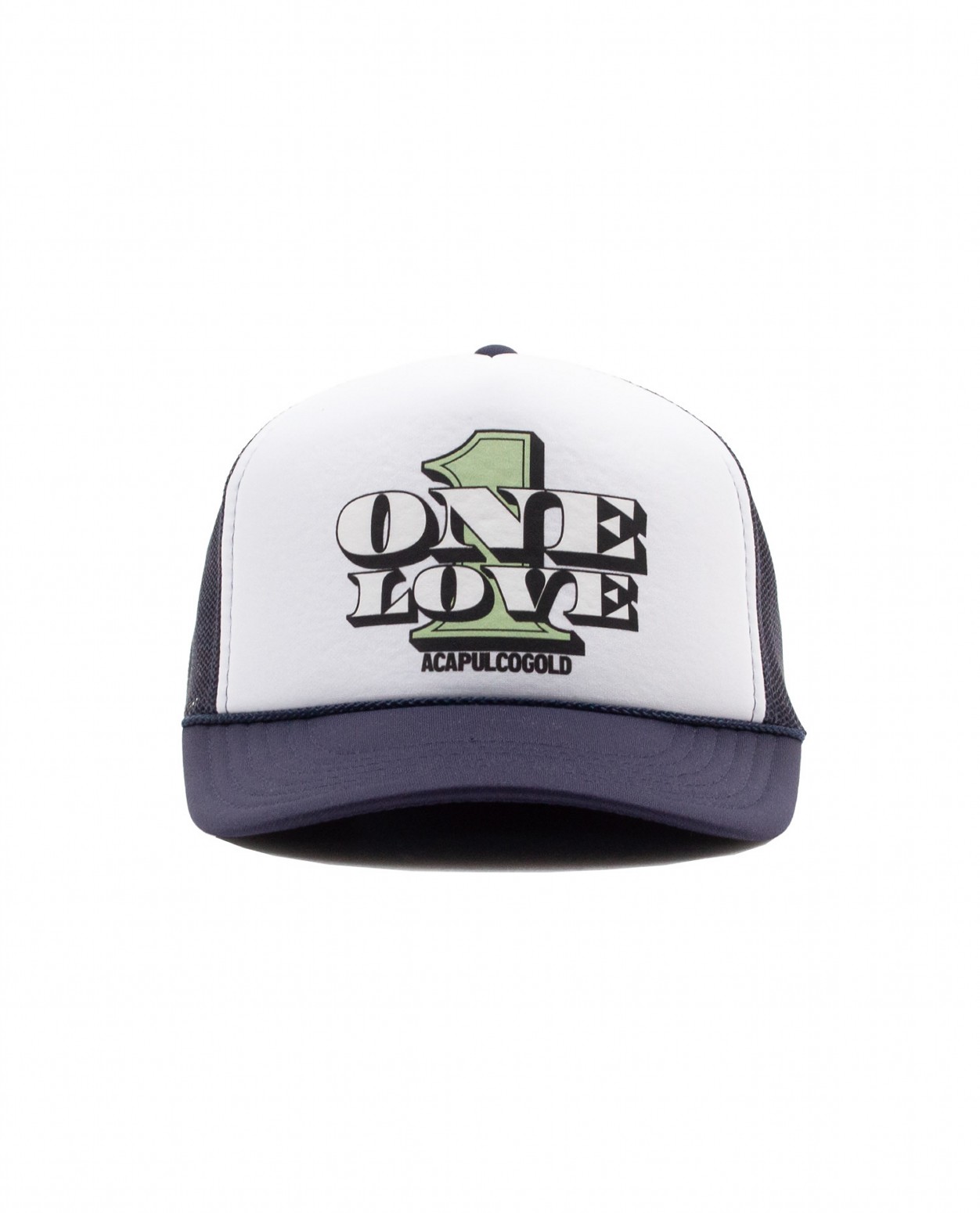 ��ACAPULCO GOLD/�����ץ륳 ������ɡ�ONE LOVE TRUCKER CAP ����å� / NAVY/WHITE