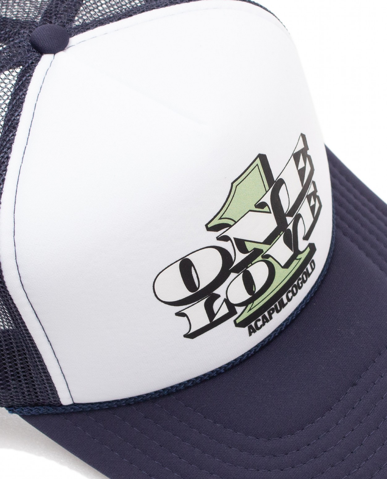 ��ACAPULCO GOLD/�����ץ륳 ������ɡ�ONE LOVE TRUCKER CAP ����å� / NAVY/WHITE