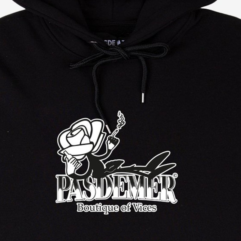 ��PAS DE MER/�ѥɥ����ROSE HOODY �ѡ����� / BLACK �֥�å� ��