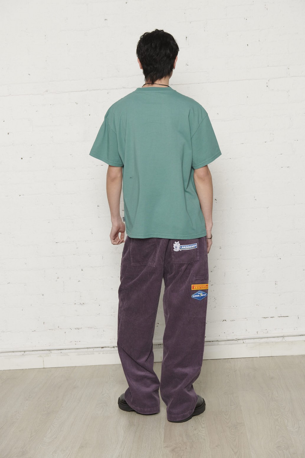 PAS DE MER/ѥɥLOGO T-SHIRT T / FOREST  GREEN