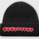 ��PLEASURES/�ץ쥸�㡼����HEARTS BEANIE �˥å�˹ / BLACK