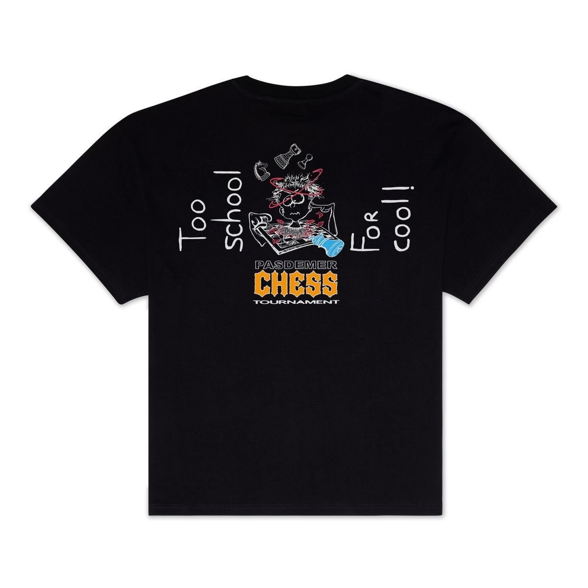 ��PAS DE MER/�ѥɥ����CHESS T-SHIRT T����� / BLACK