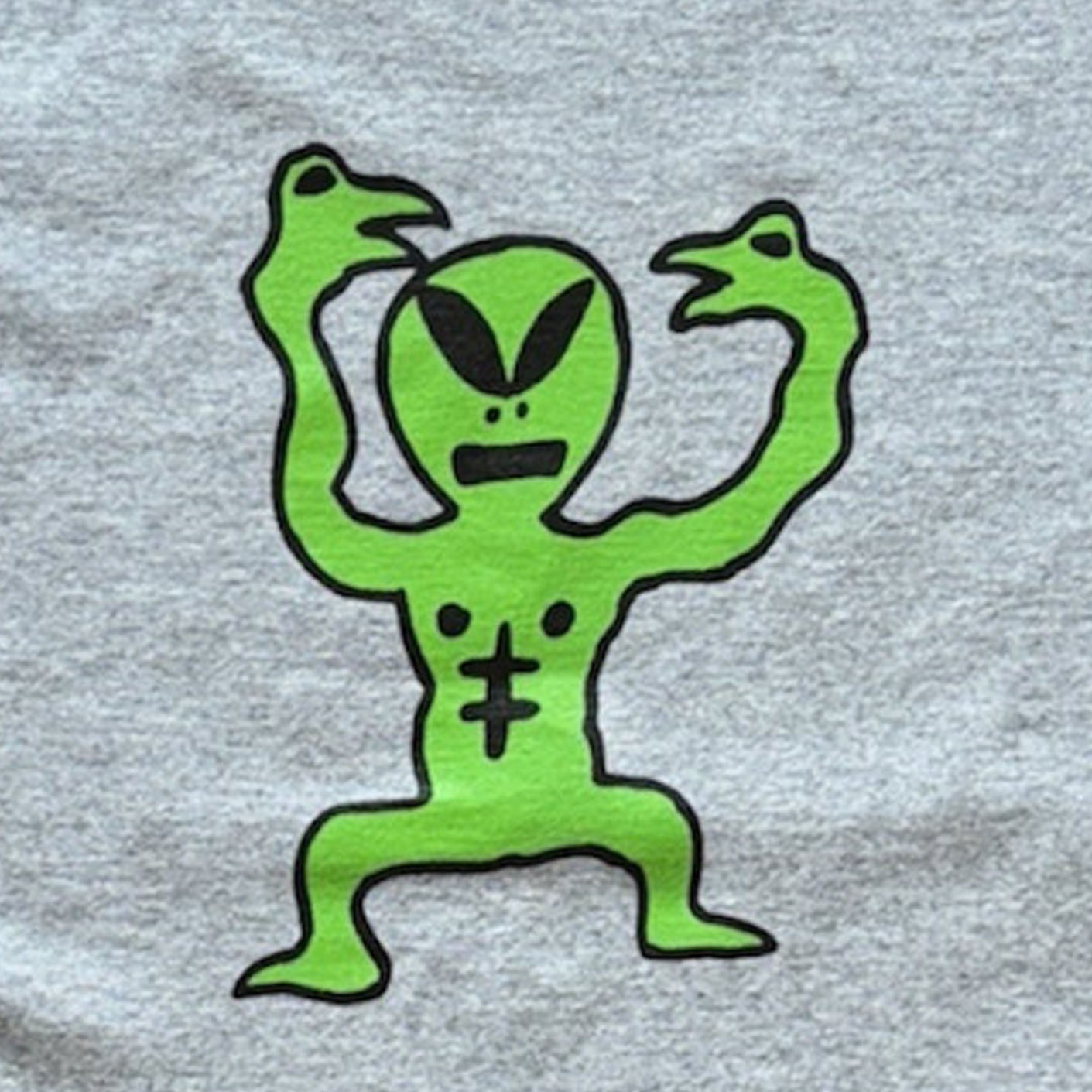 ��SEX SKATEBOARDS/���å����������ȥܡ��ɡ�ALIEN GUY TSHIRT T����� / GREY