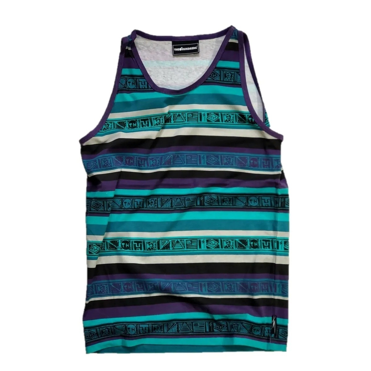 THE HUNDREDS/ϥɥåġTHREADS TANK 󥯥ȥå / AQUA/PURPLE