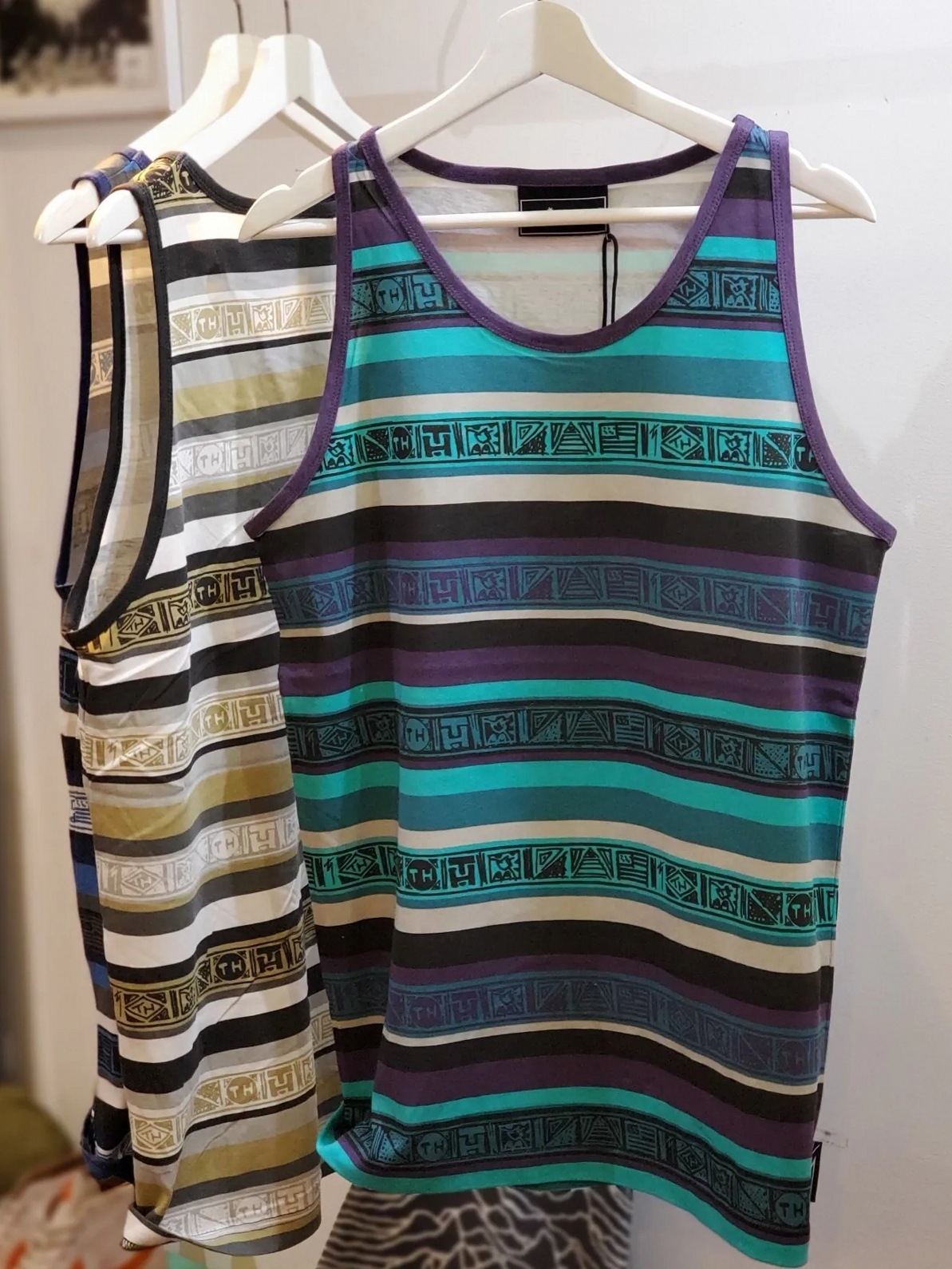 THE HUNDREDS/ϥɥåġTHREADS TANK 󥯥ȥå / AQUA/PURPLE