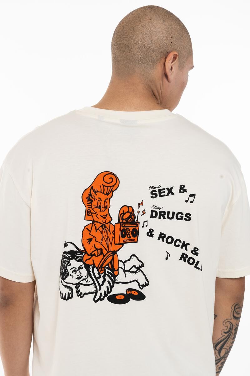 ��PAS DE MER/�ѥɥ����SEX, DRUGS TEE T����� / CREAM