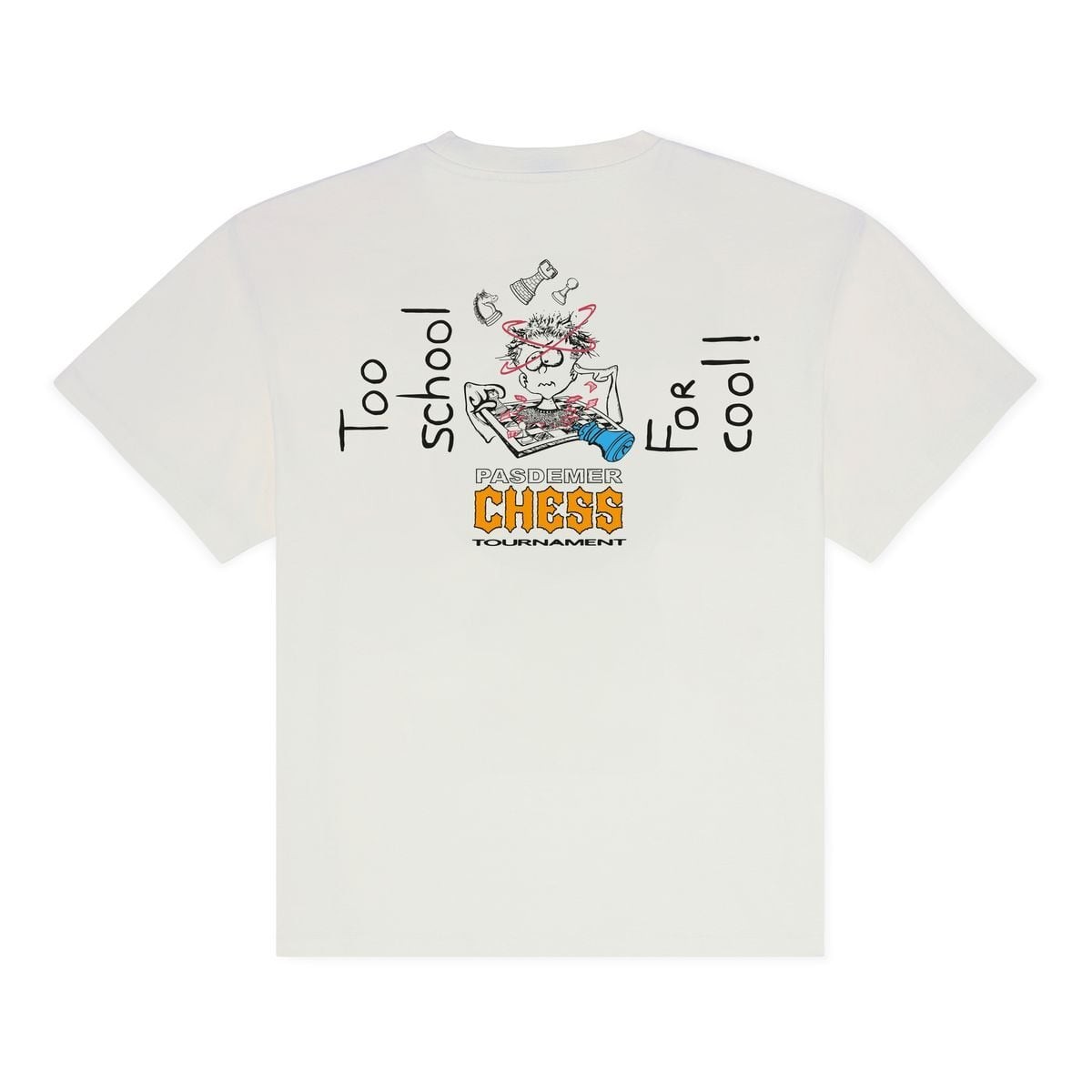 ��PAS DE MER/�ѥɥ����CHESS T-SHIRT T����� / WHITE