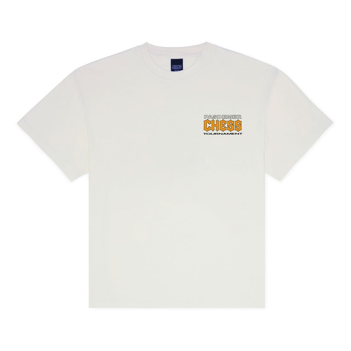 ��PAS DE MER/�ѥɥ����CHESS T-SHIRT T����� / WHITE