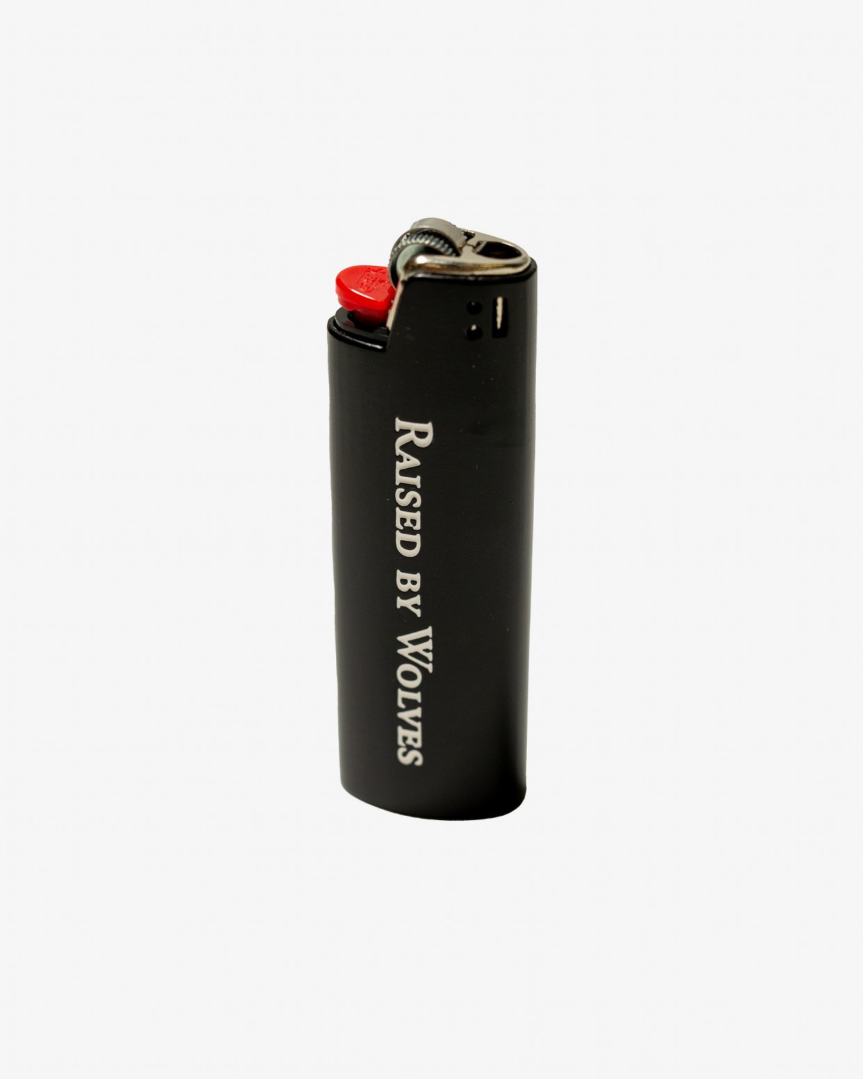 ��RAISED BY WOLVES/�쥤���ɥХ�����֥���LOGOTYPE LIGHTER CASE �饤���������� / BLACK