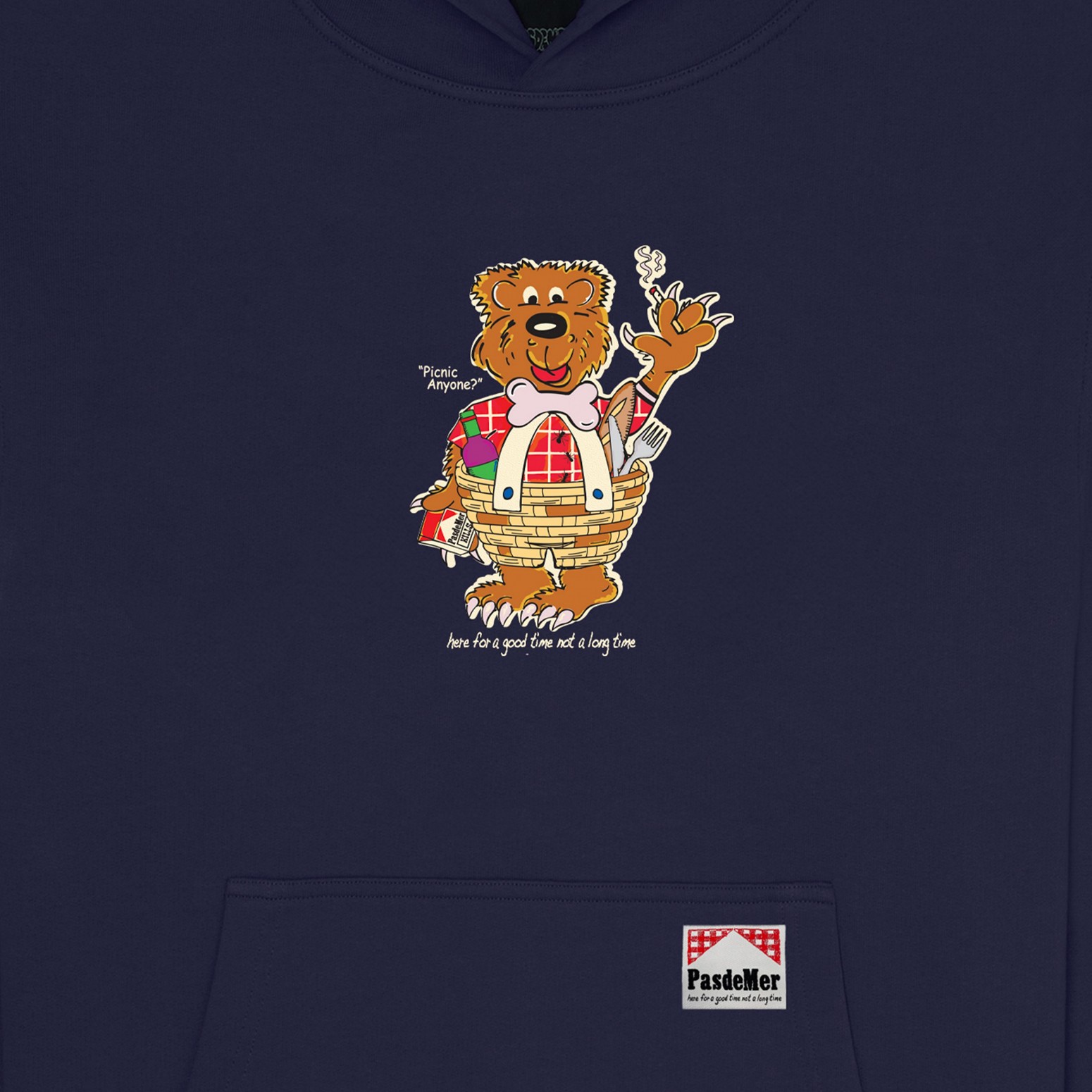 PAS DE MER/ѥɥNOT LONG TIME HOODY ѡ / DARK BLUE