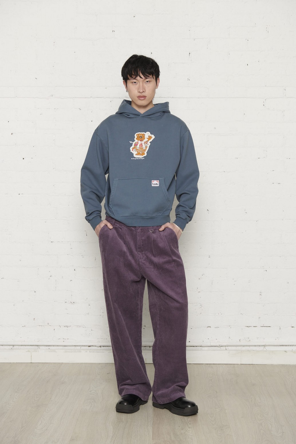 PAS DE MER/ѥɥNOT LONG TIME HOODY ѡ / DARK BLUE