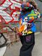 ��SEX SKATEBOARDS/���å����������ȥܡ��ɡ�DOG GUY BAGGY DENIM PANTS �ǥ˥�ѥ�� / BLACK