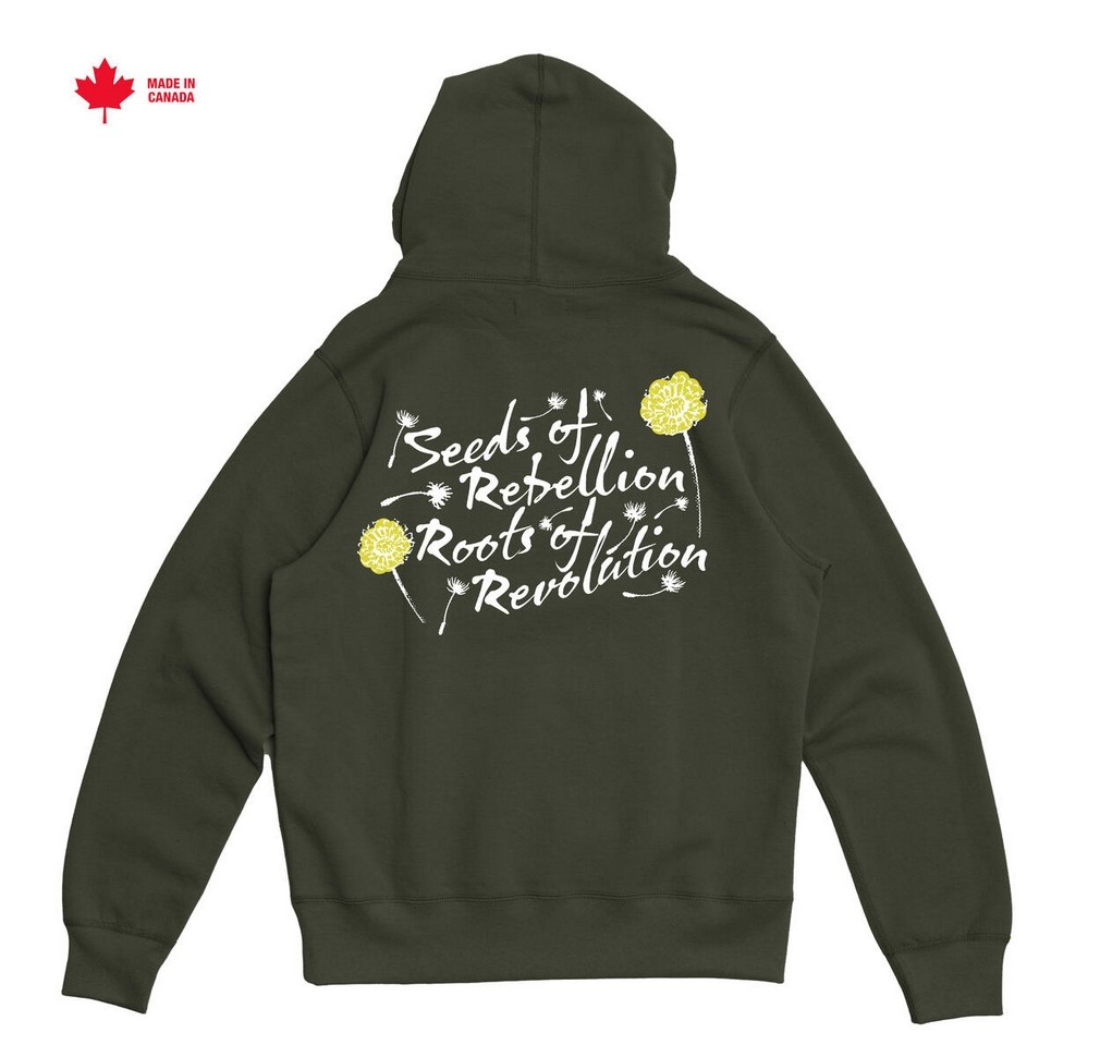 ��RAISED BY WOLVES/�쥤���ɥХ�����֥���SEEDS OF REBELLION SNAP HOODIE �ѡ����� / OLIVE