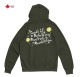 ��RAISED BY WOLVES/�쥤���ɥХ�����֥���SEEDS OF REBELLION SNAP HOODIE �ѡ����� / OLIVE