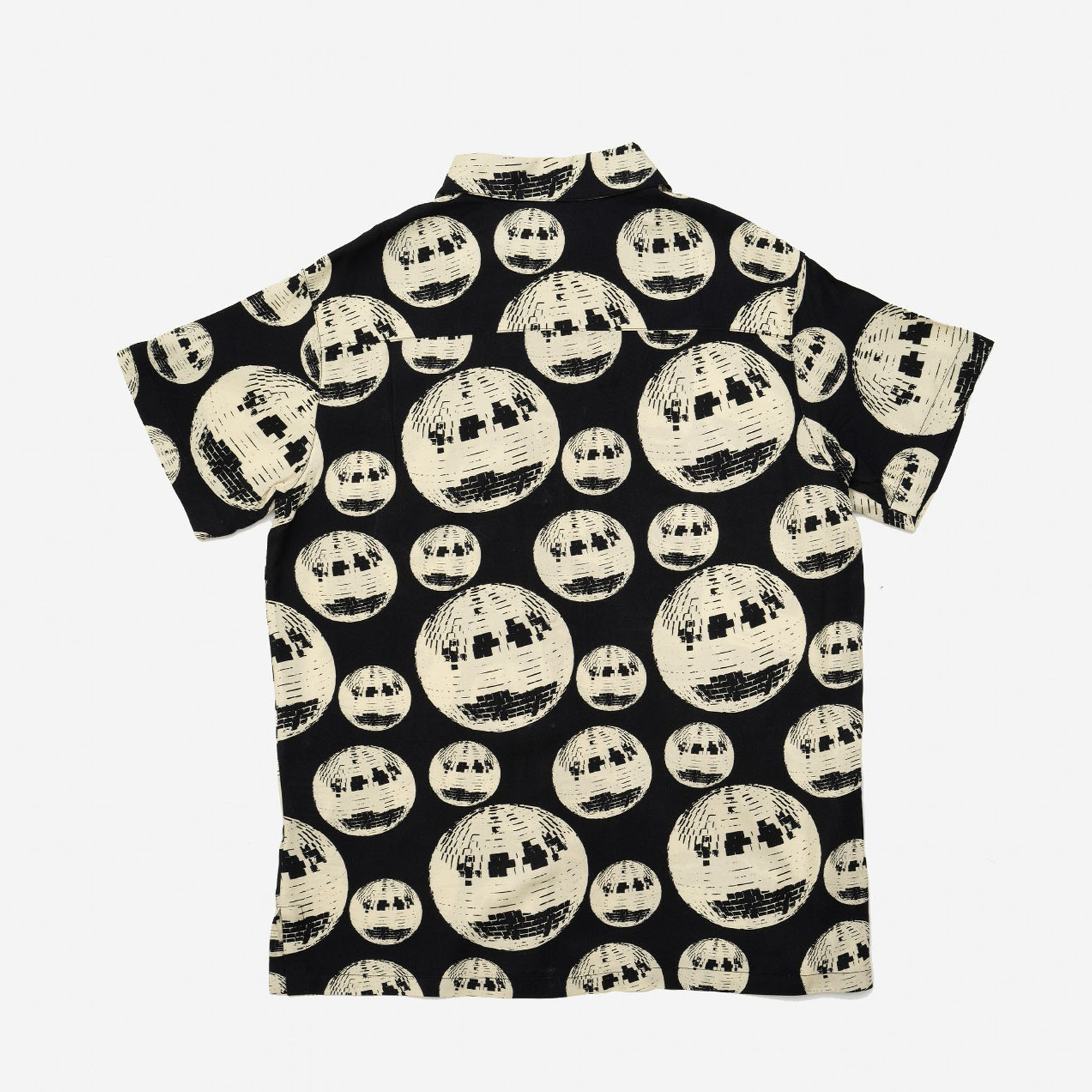 ��FELT/�ե���ȡ�DISCO BUTTON UP Ⱦµ����� / BLACK / NATURAL