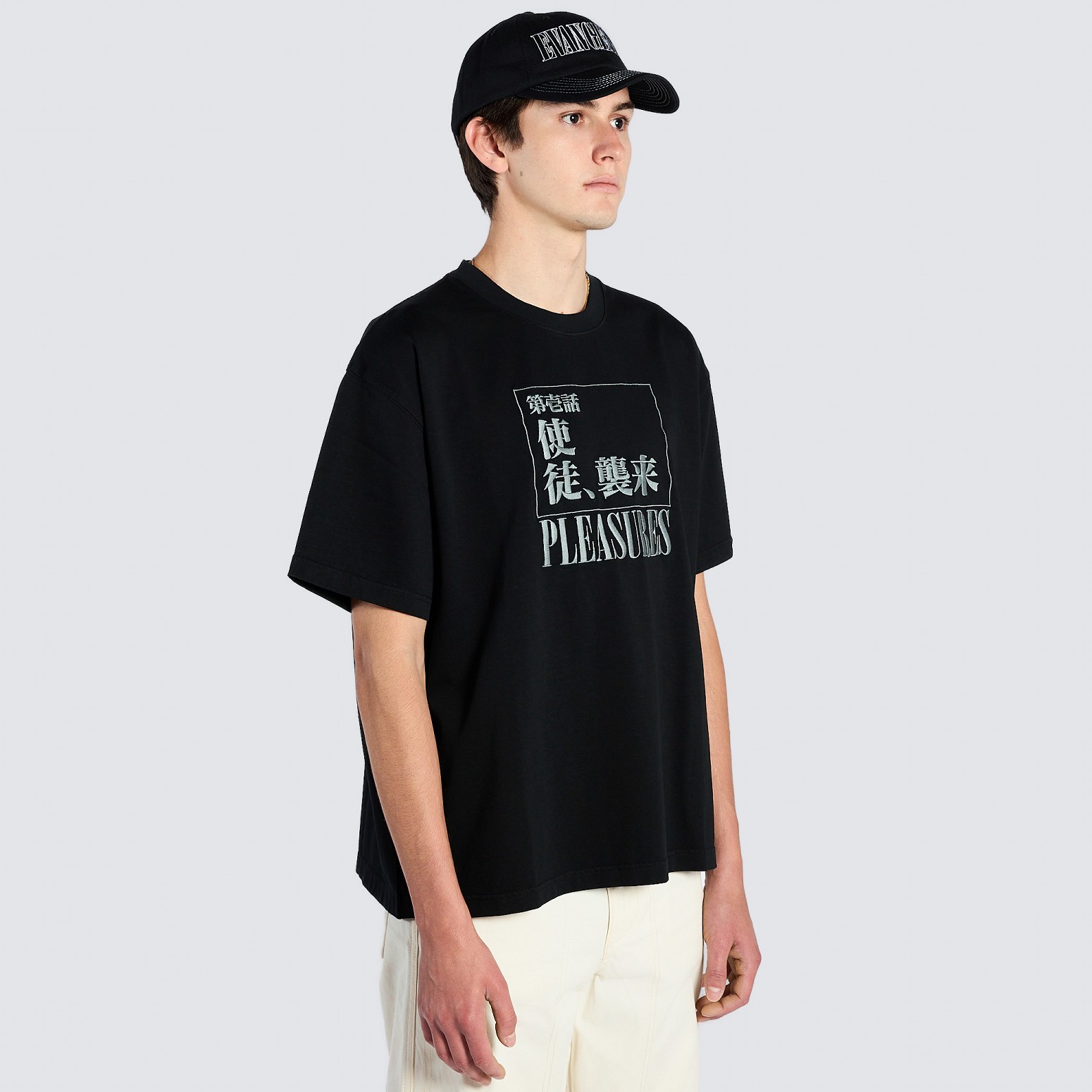 PLEASURES/ץ쥸㡼ߥ󥲥ꥪANGEL ATTACK HEAVYWEIGHT  T / FADED BLACK