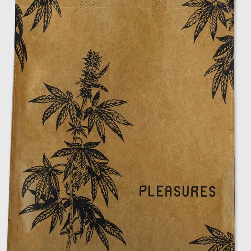 ��PLEASURES/�ץ쥸�㡼����LEAF WASHABLE KRAFT BAG �Хå� / NATURAL