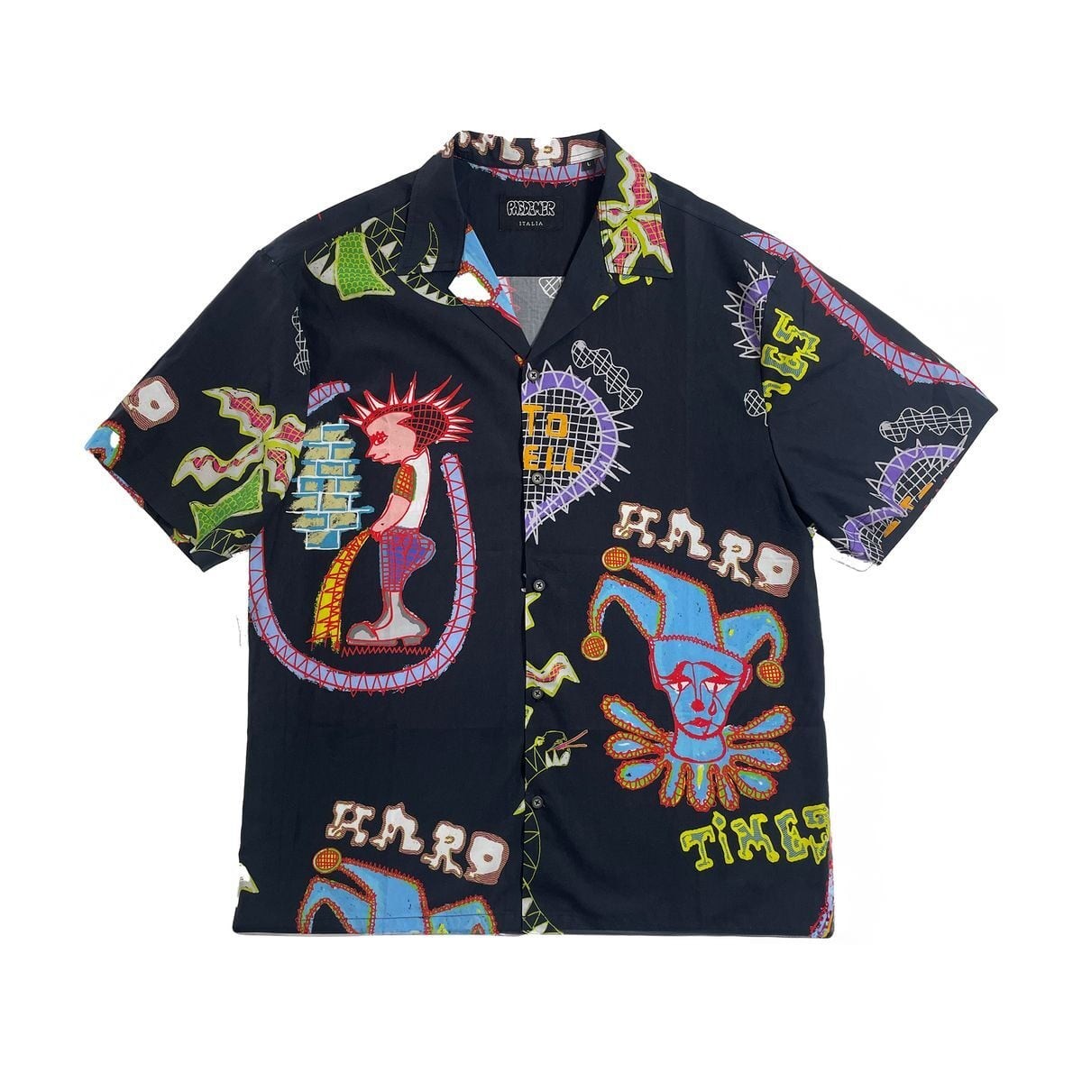 ��PAS DE MER/�ѥɥ����DOILY SHIRT Ⱦµ����� / MULTICOLOR