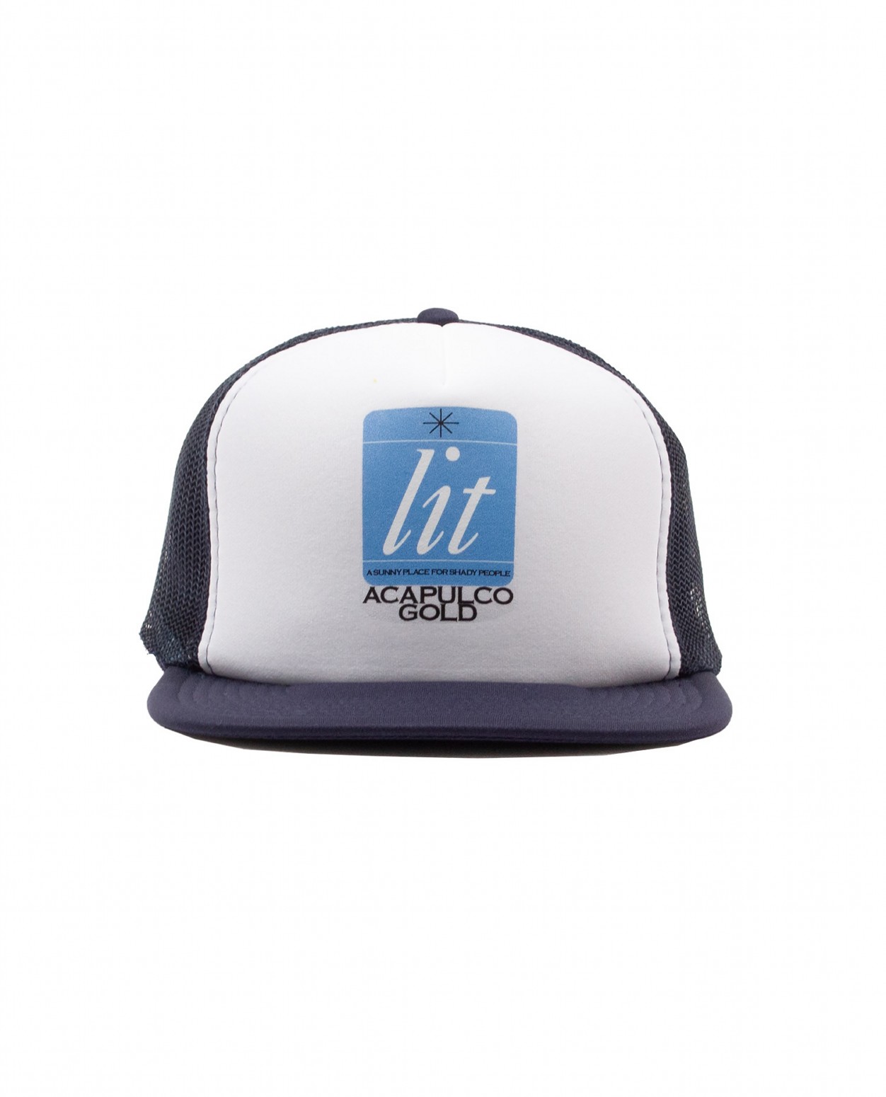 ��ACAPULCO GOLD/�����ץ륳 ������ɡ�LIT UP TRUCKER CAP ����å� / NAVY/WHITE