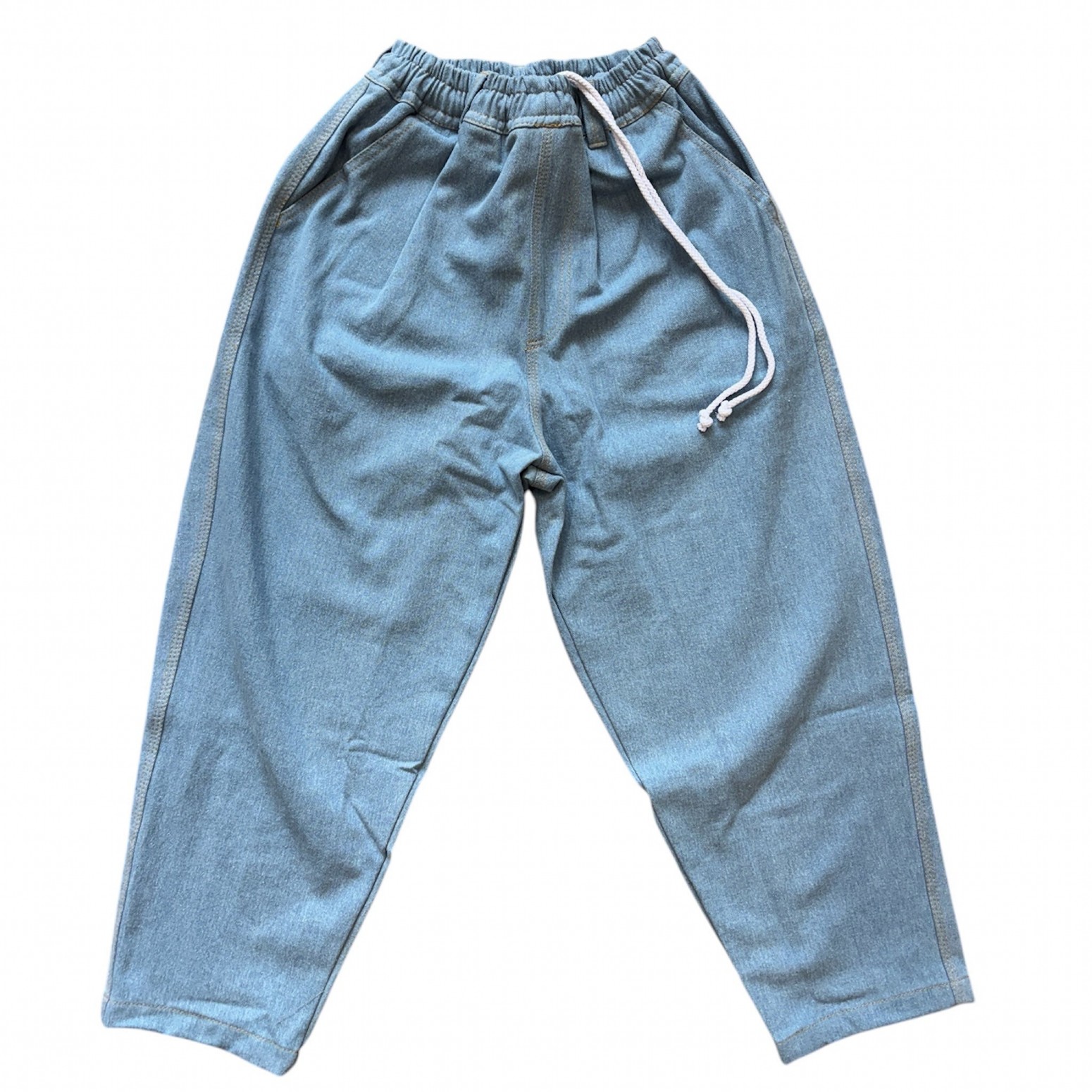 ��SEX SKATEBOARDS/���å����������ȥܡ��ɡ�ALIEN GUY BAGGY DENIM PANTS �ǥ˥�ѥ�� / LIGHT BLUE