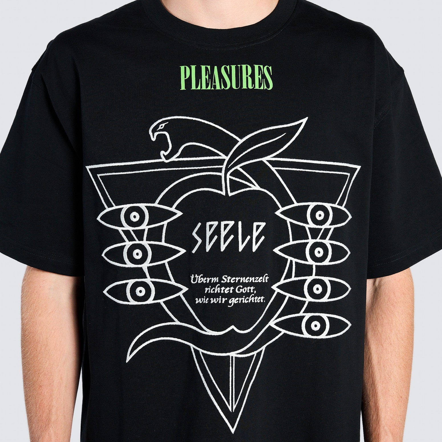 PLEASURES/ץ쥸㡼ߥ󥲥ꥪSEELE HEAVYWEIGHT SHIRT T / BLACK
