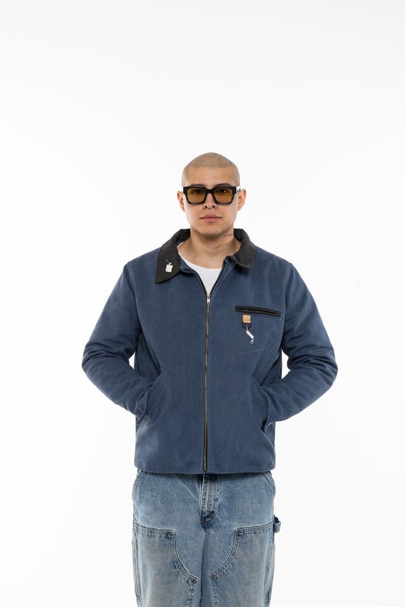 PAS DE MER/ѥɥSTONED ISLAND JACKET 㥱å / BLUE