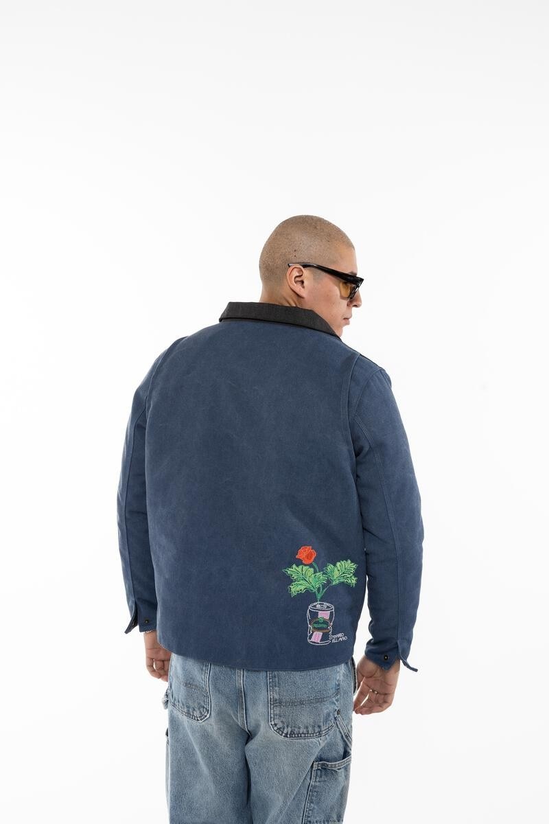PAS DE MER/ѥɥSTONED ISLAND JACKET 㥱å / BLUE