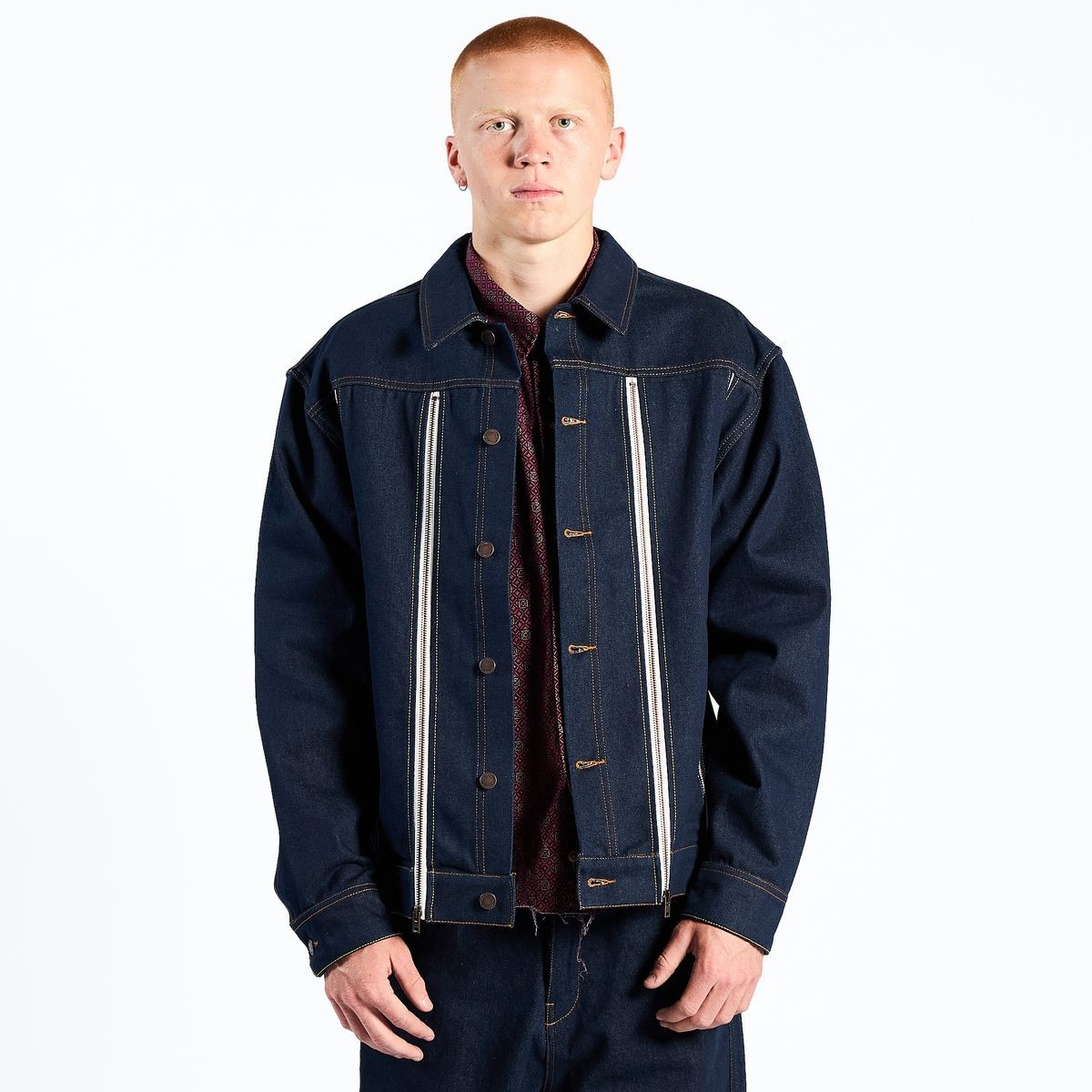 PLEASURES/ץ쥸㡼MILEAGE TRUCKER JACKET ȥå㥱å / RAW INDIGO