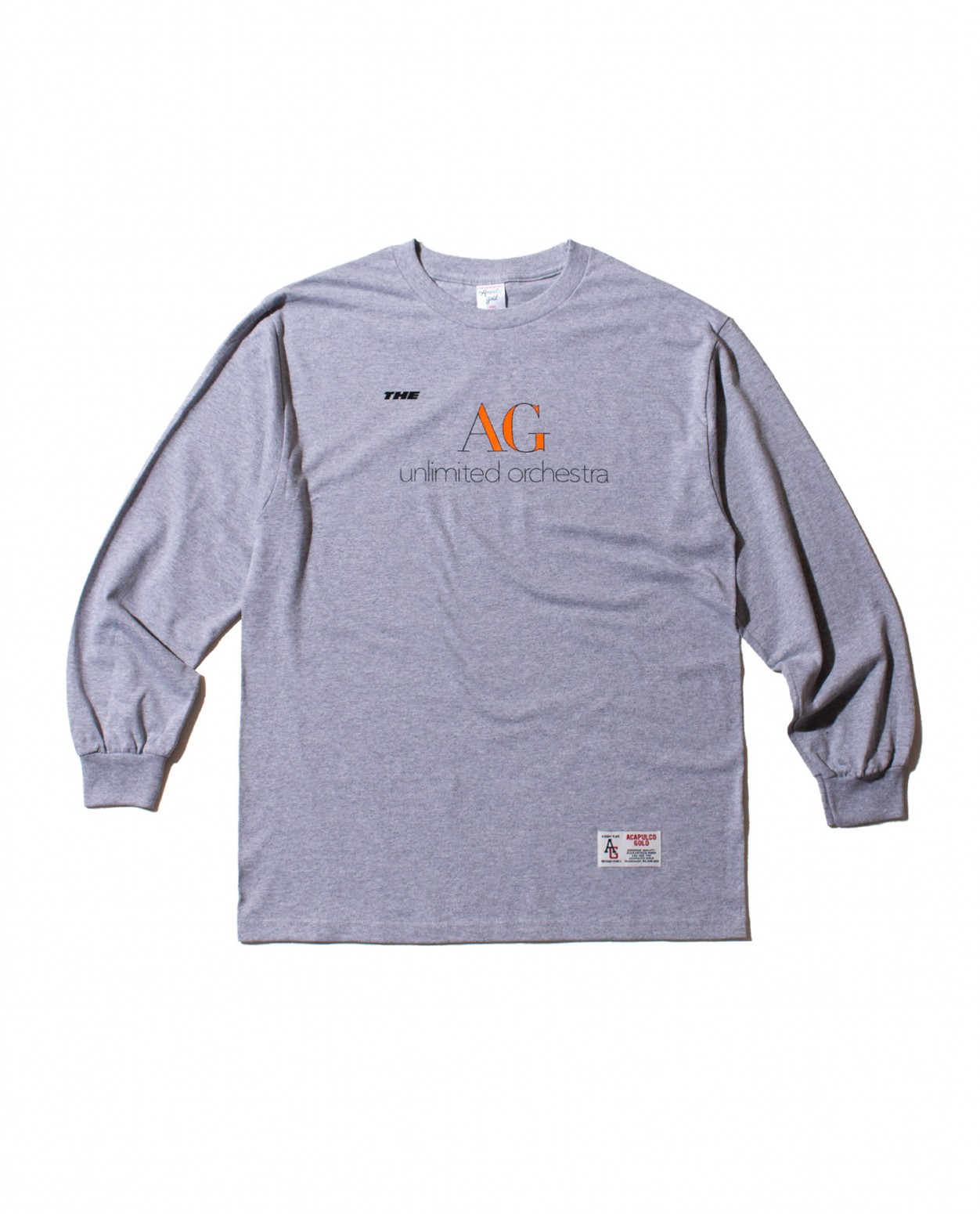��ACAPULCO GOLD/�����ץ륳 ������ɡ�UNLIMITED LS TEE ĹµT����� / HEATHER GREY