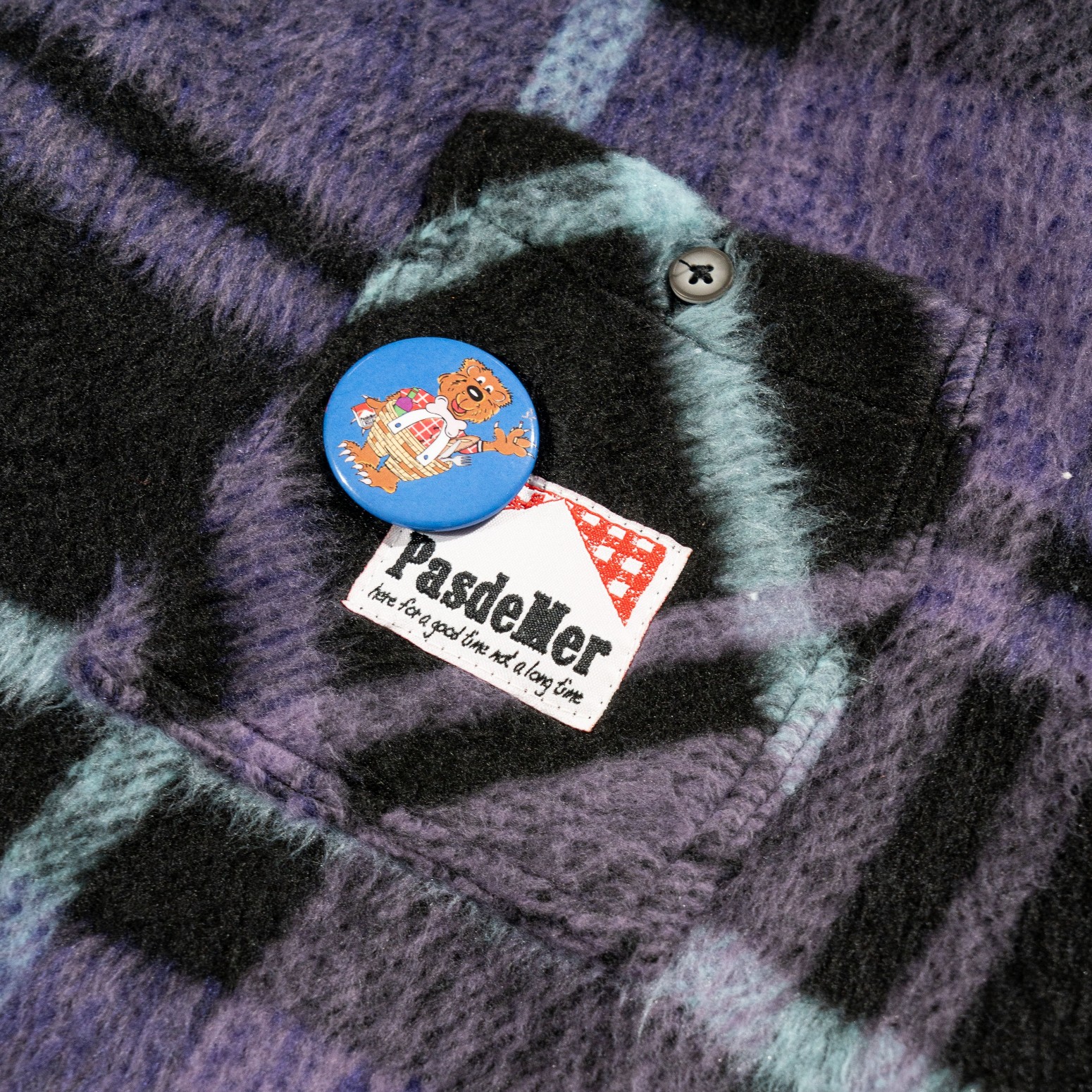 PAS DE MER/ѥɥNOT LONG TIME SHIRT Ĺµ / PURPLE/BLACK