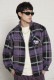 PAS DE MER/ѥɥNOT LONG TIME SHIRT Ĺµ / PURPLE/BLACK