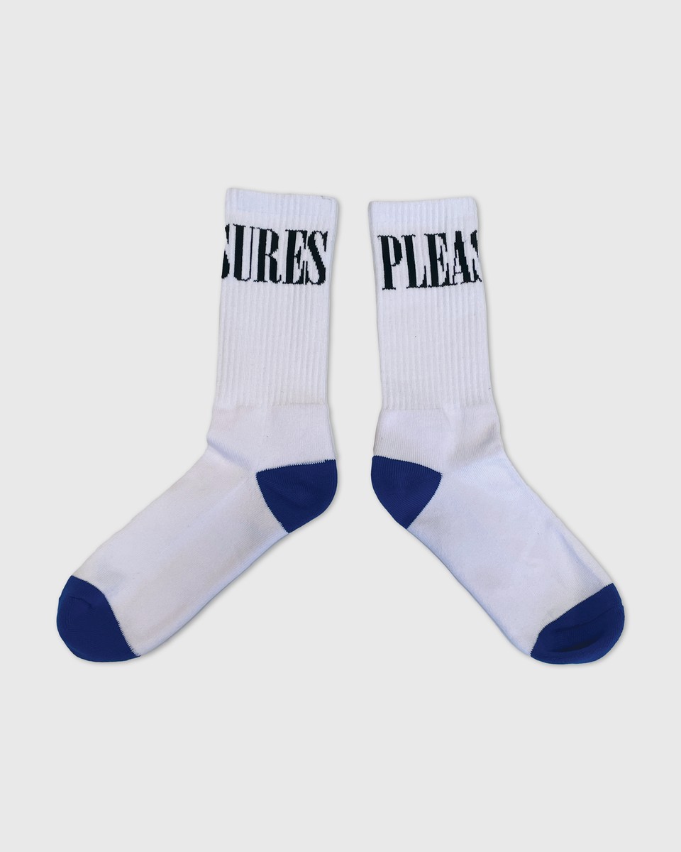 ��PLEASURES/�ץ쥸�㡼����MONITOR SOCKS ���å��� / WHITE