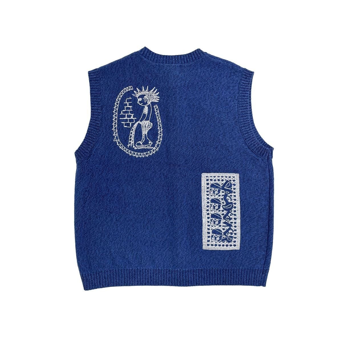 ��PAS DE MER/�ѥɥ����DOILY VEST �٥��� / BLUE