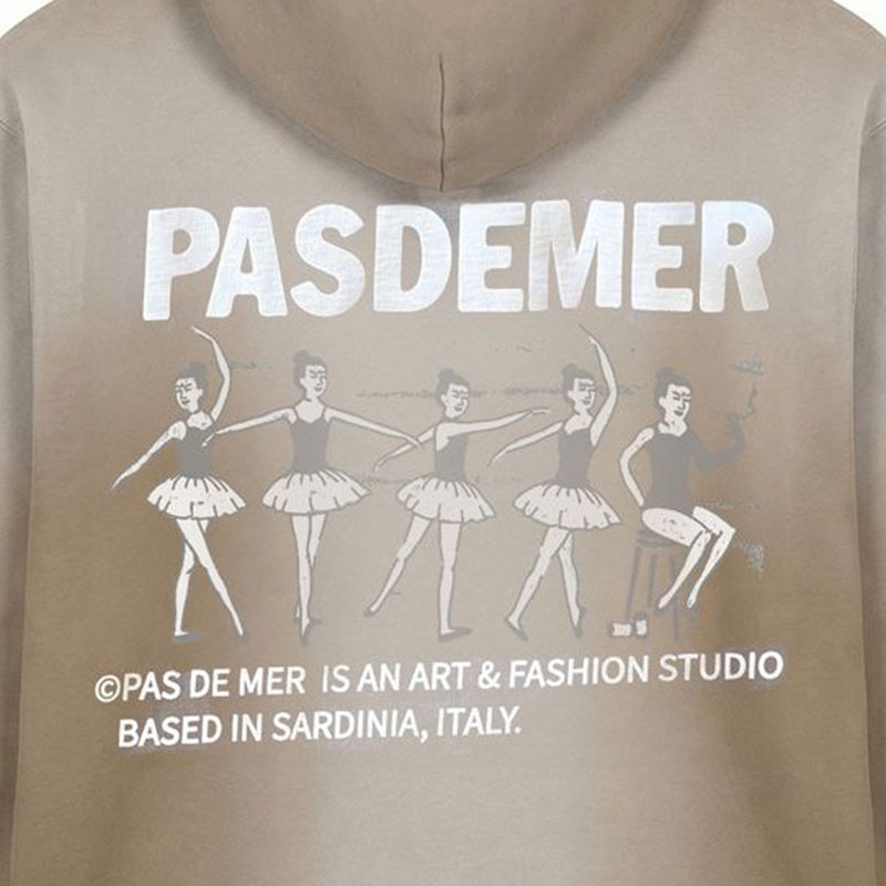 ��PAS DE MER/�ѥɥ����BALLET HOODY �ѡ����� / LIGHT BROWN