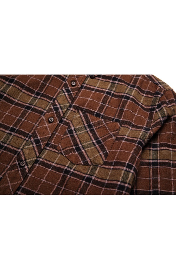 ��THE HUNDREDS/�����ϥ�ɥ�åġ�KAI LS FLANNEL / BLACK �֥�å� ��