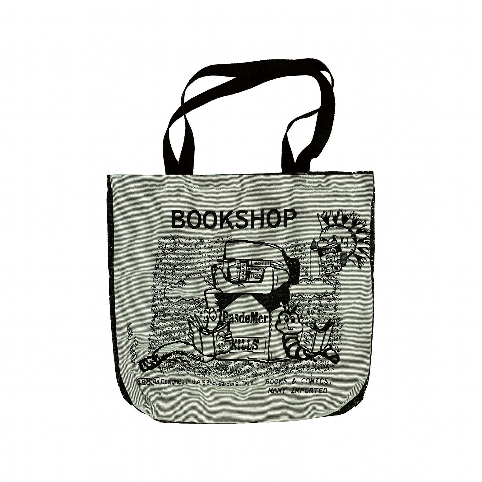 PAS DE MER/ѥɥKILLS TOTE BAG ȡȥХå / BLACK
