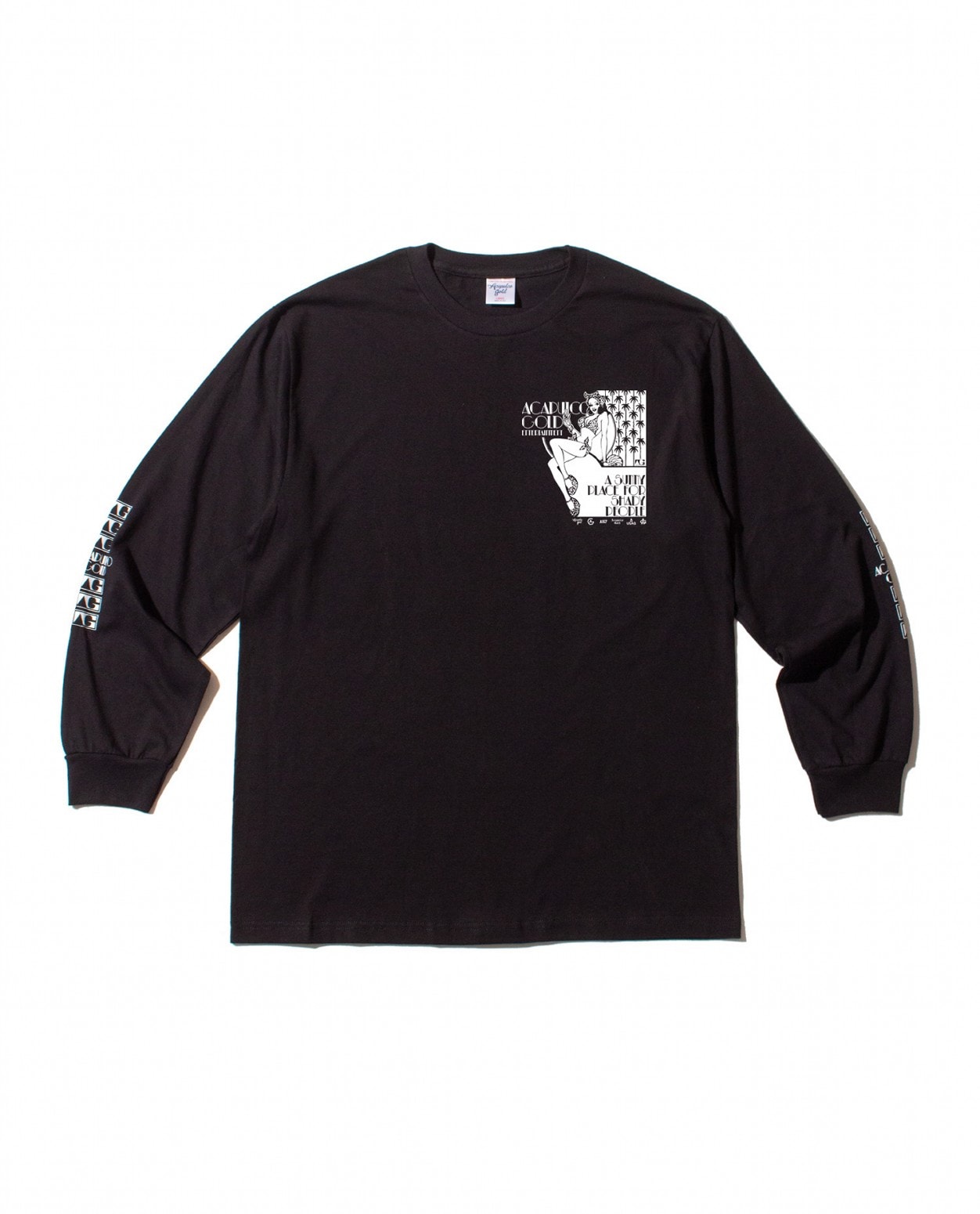 ��ACAPULCO GOLD/�����ץ륳 ������ɡ�VACATION LS TEE ĹµT����� / BLACK