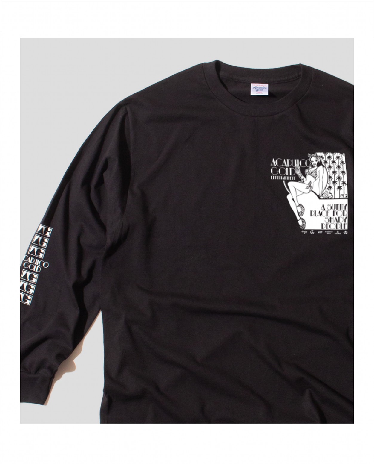 ��ACAPULCO GOLD/�����ץ륳 ������ɡ�VACATION LS TEE ĹµT����� / BLACK