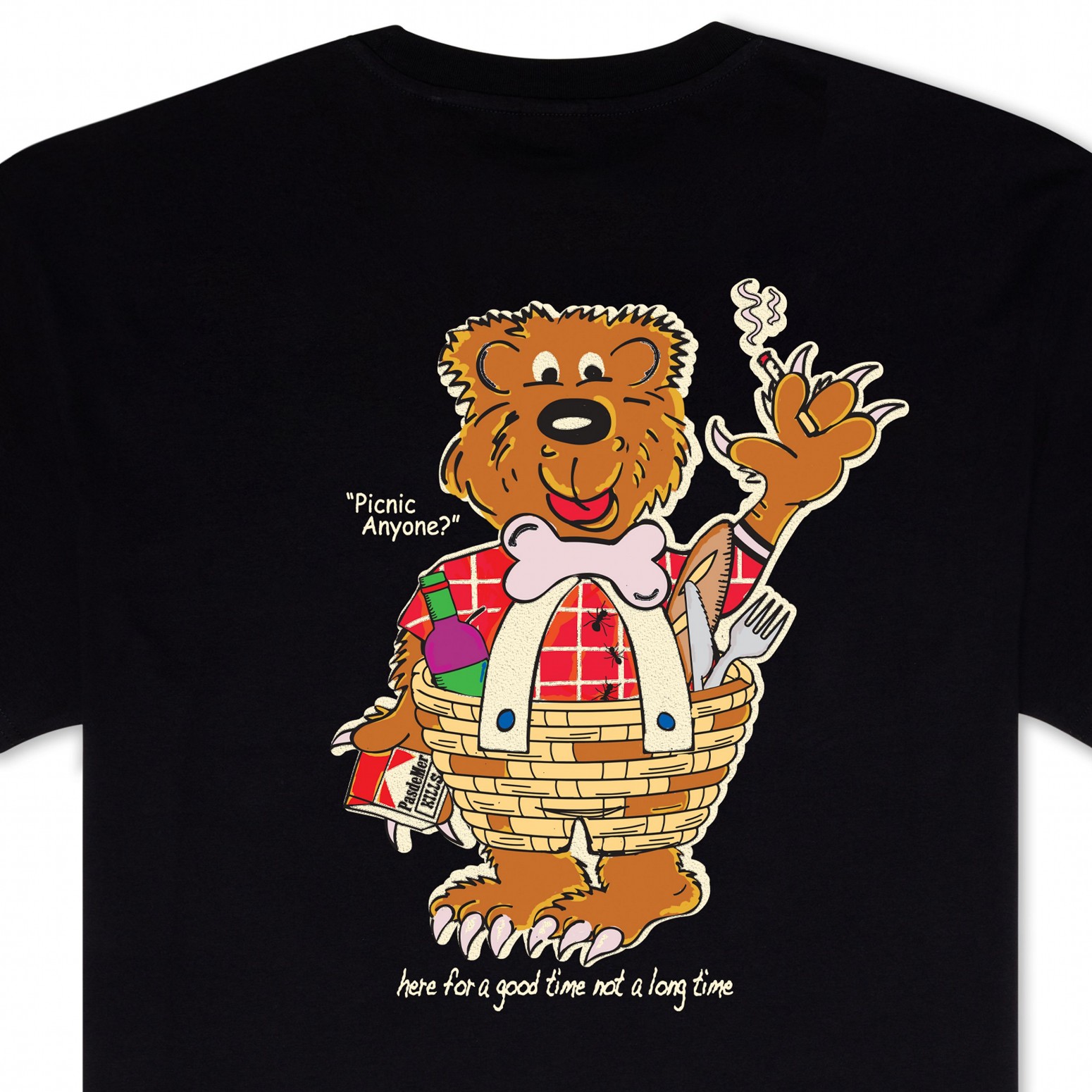 PAS DE MER/ѥɥNOT LONG TIME T-SHIRT T / BLACK