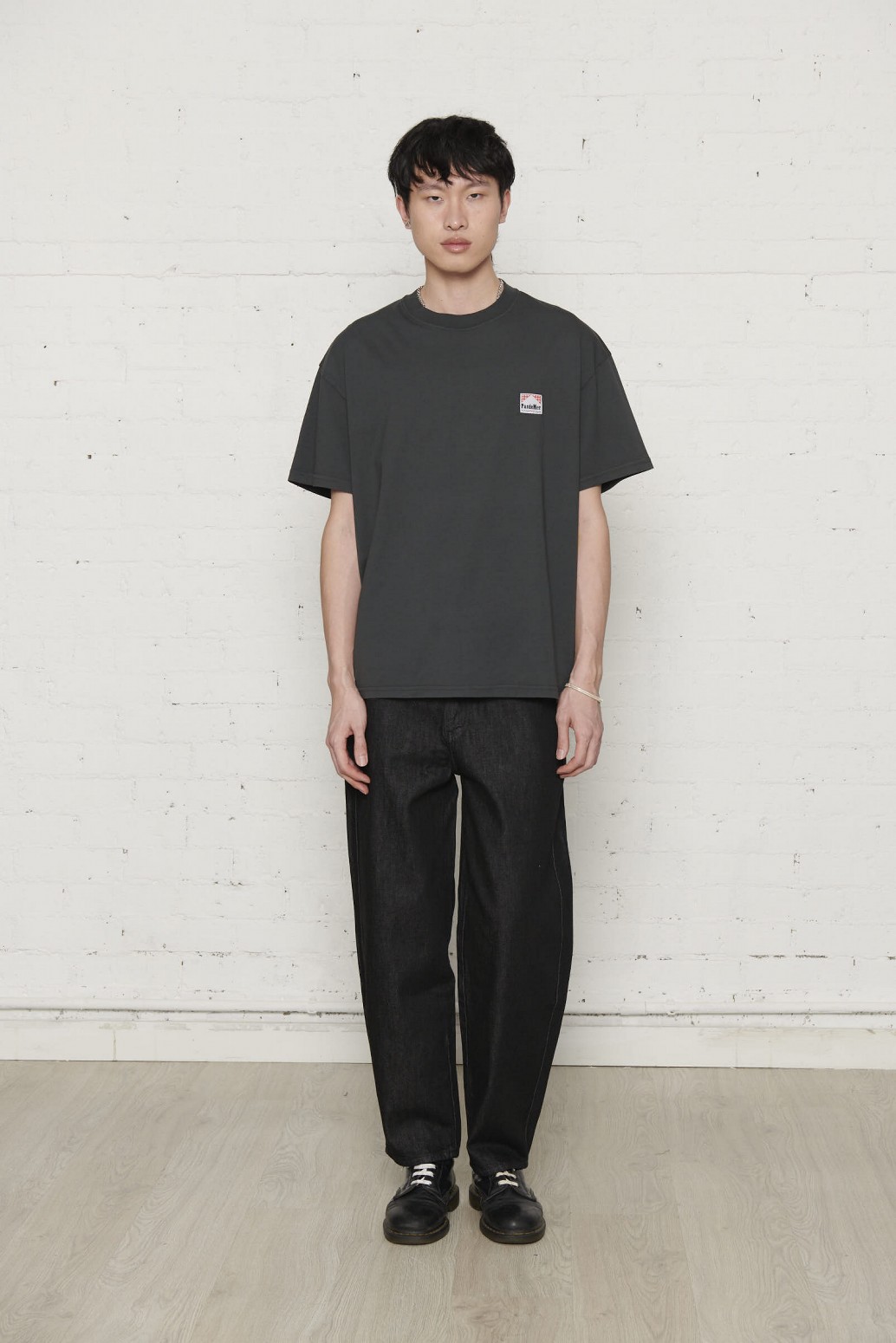 PAS DE MER/ѥɥNOT LONG TIME T-SHIRT T / BLACK