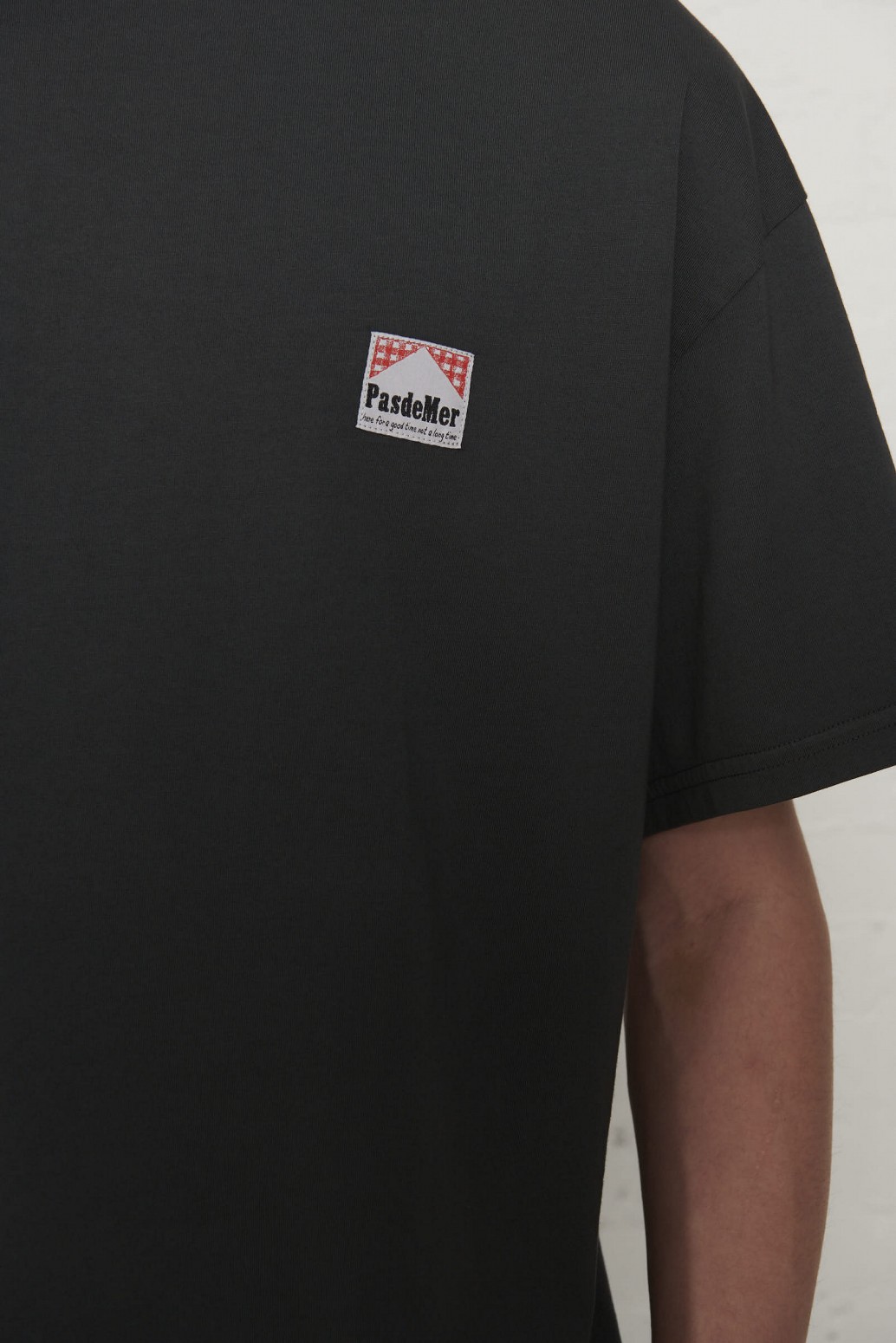 PAS DE MER/ѥɥNOT LONG TIME T-SHIRT T / BLACK