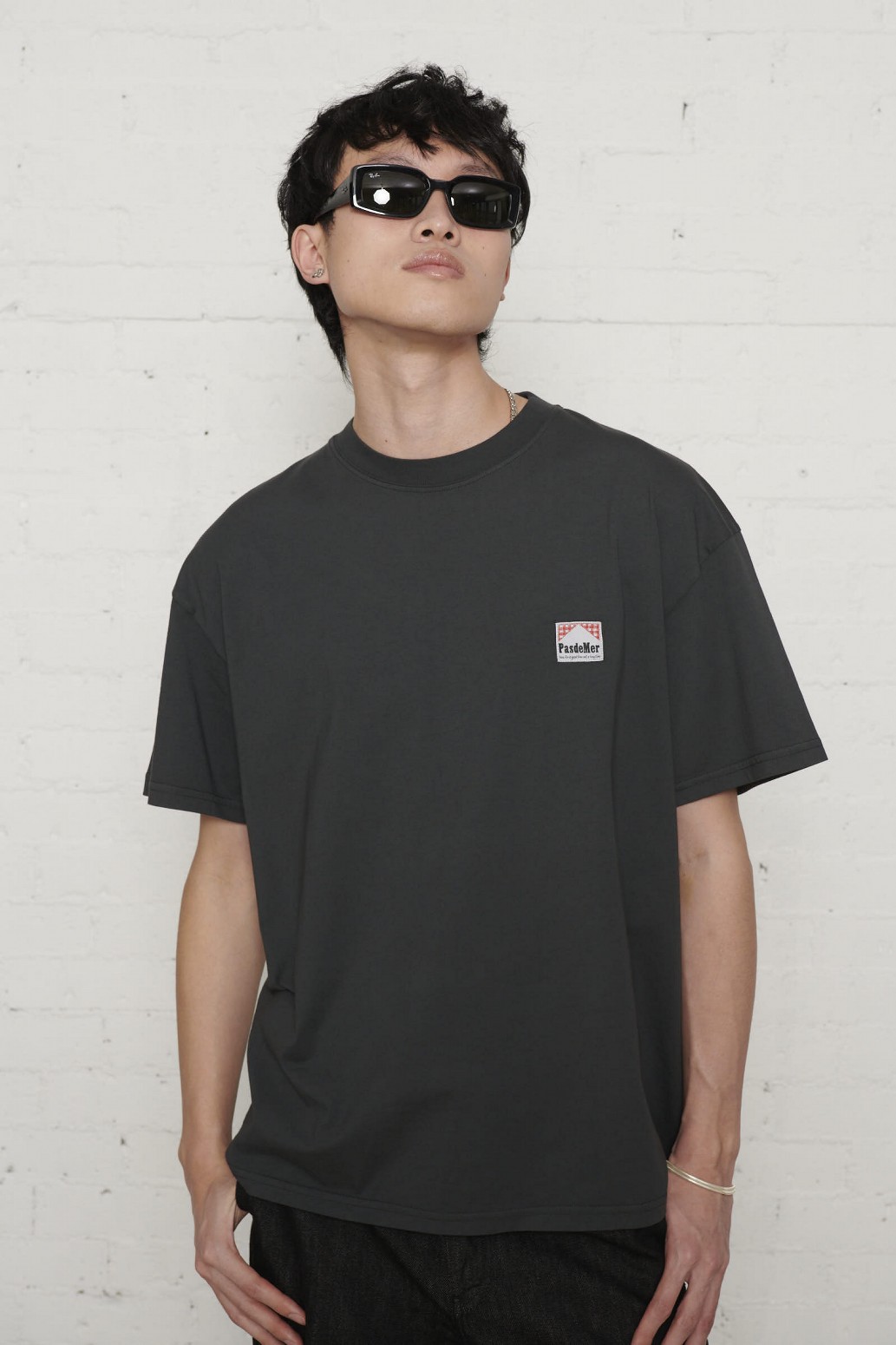 PAS DE MER/ѥɥNOT LONG TIME T-SHIRT T / BLACK