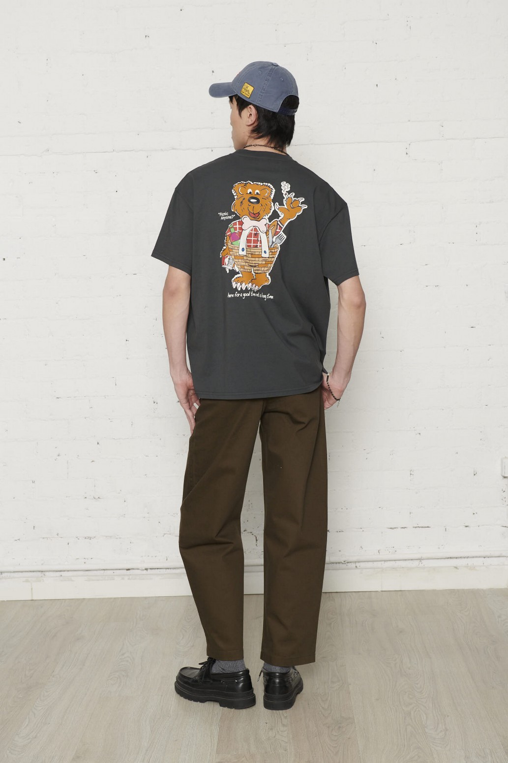 PAS DE MER/ѥɥNOT LONG TIME T-SHIRT T / BLACK