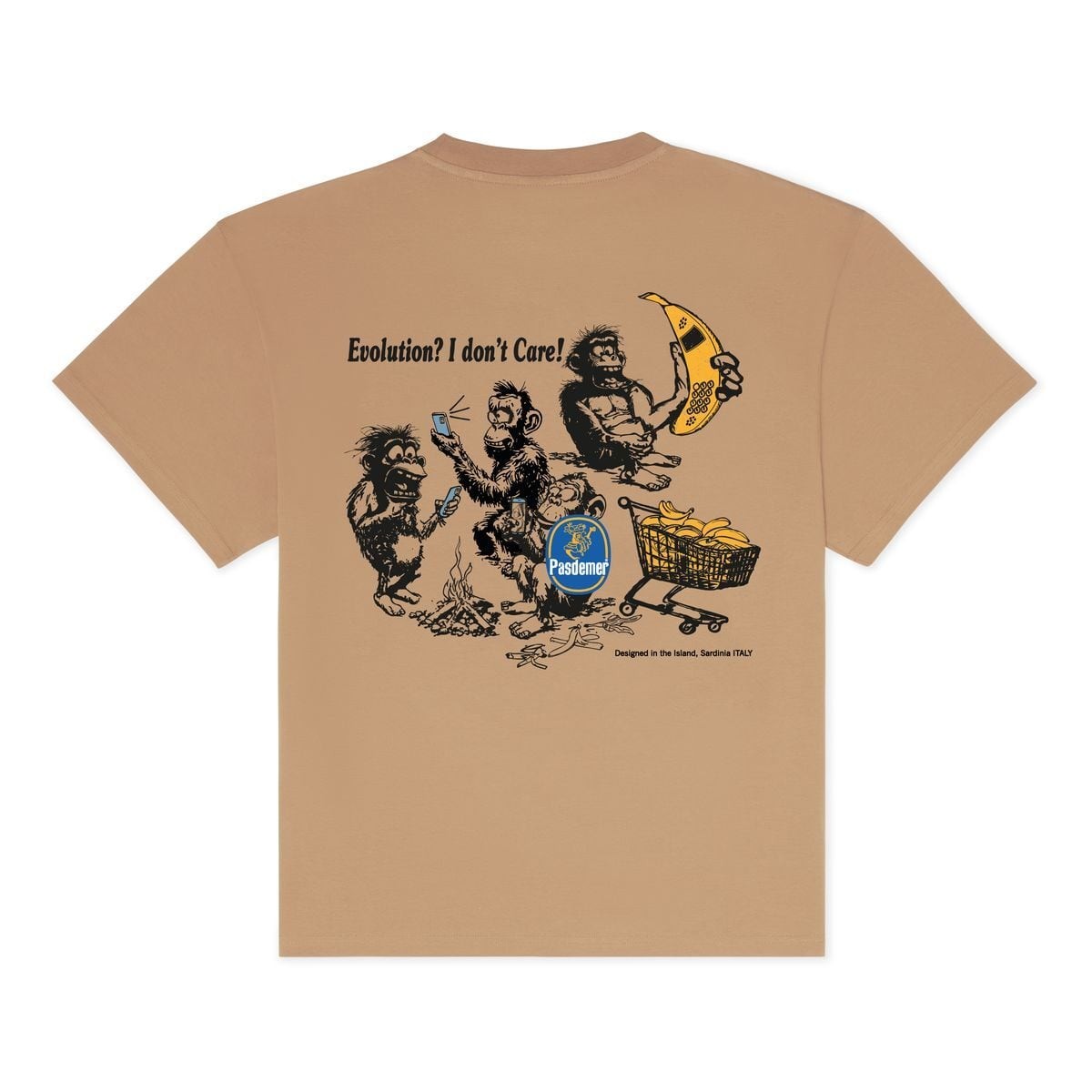 ��PAS DE MER/�ѥɥ����EVOLUTION T-SHIRT T����� / LIGHT BROWN