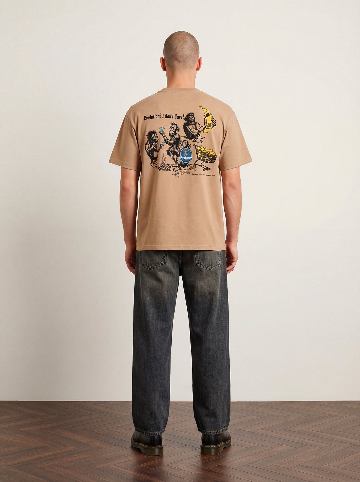 ��PAS DE MER/�ѥɥ����EVOLUTION T-SHIRT T����� / LIGHT BROWN