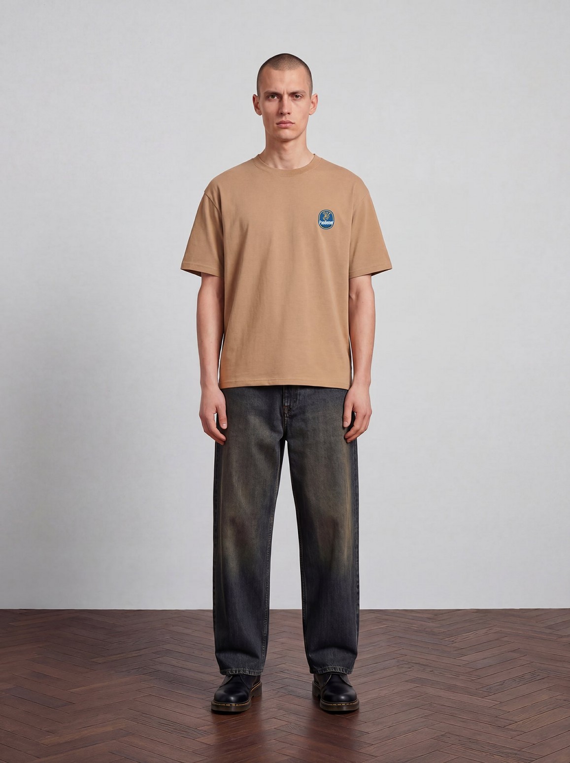 ��PAS DE MER/�ѥɥ����EVOLUTION T-SHIRT T����� / LIGHT BROWN