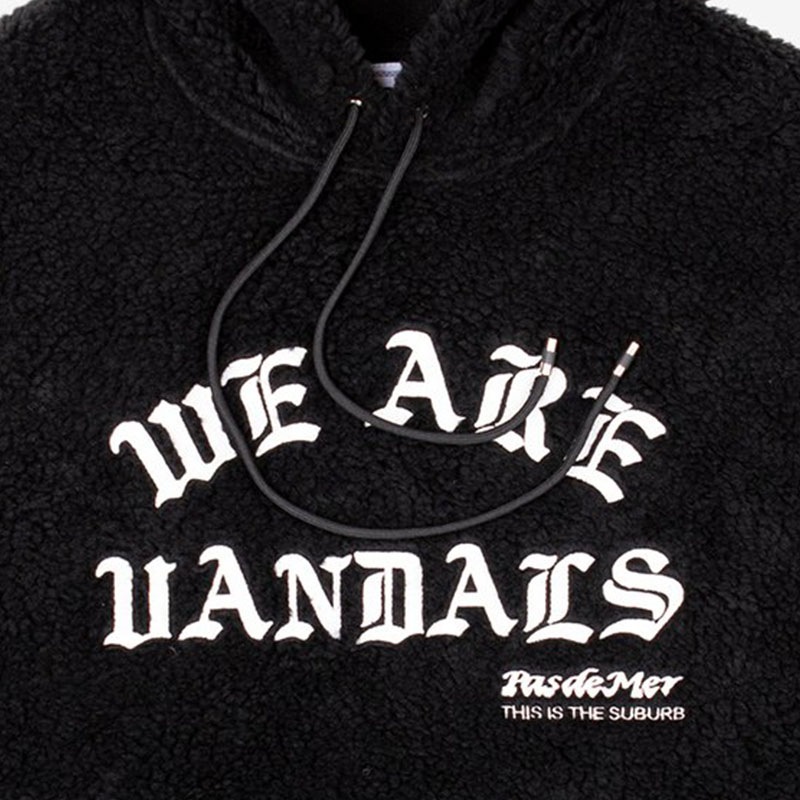 ��PAS DE MER/�ѥɥ����WAV POLAR FLEECE �ѡ����� / BLACK �֥�å� ��