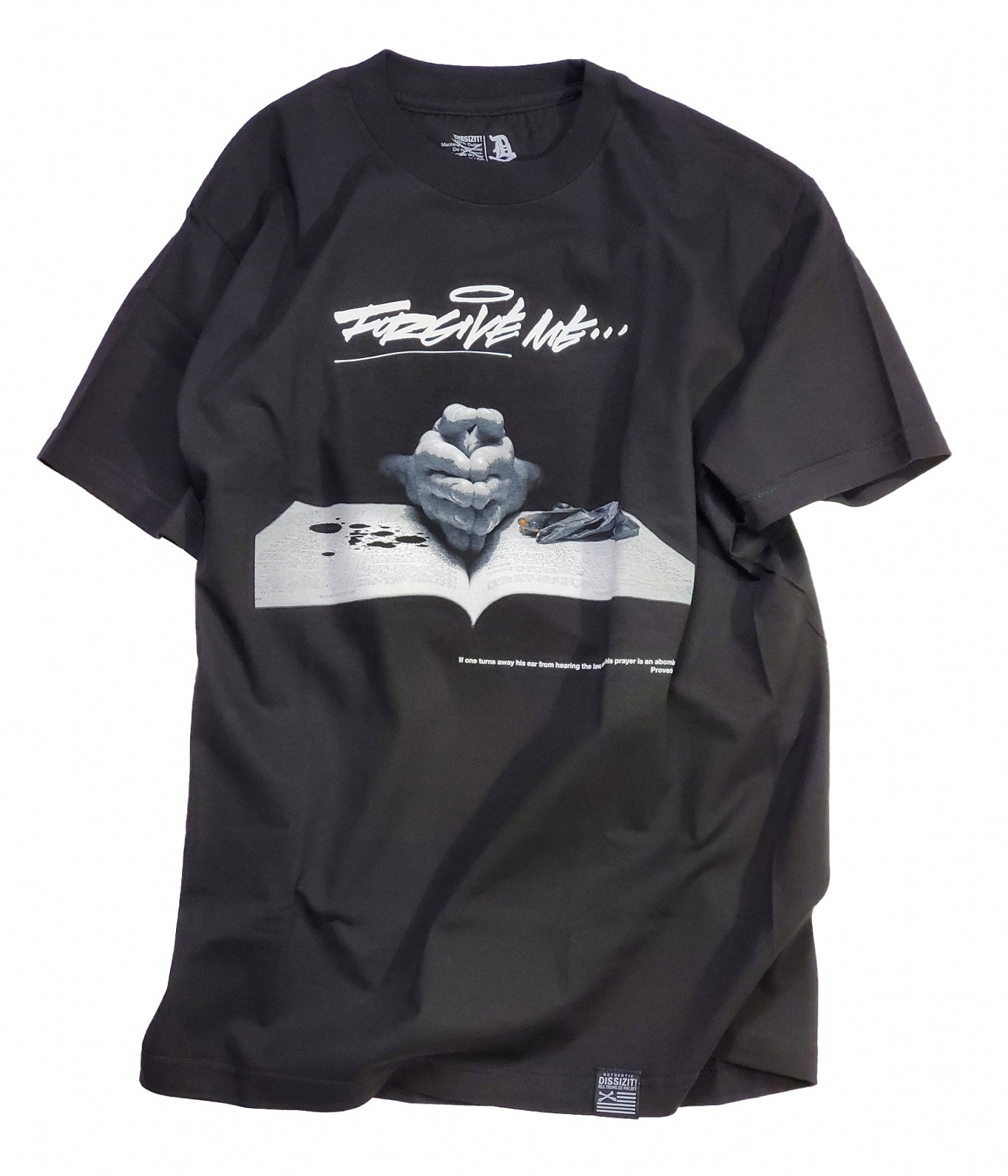 ��DISSIZIT/�ǥ����������åȡ�FORGIVE ME TEE T����� / BLACK �֥�å�