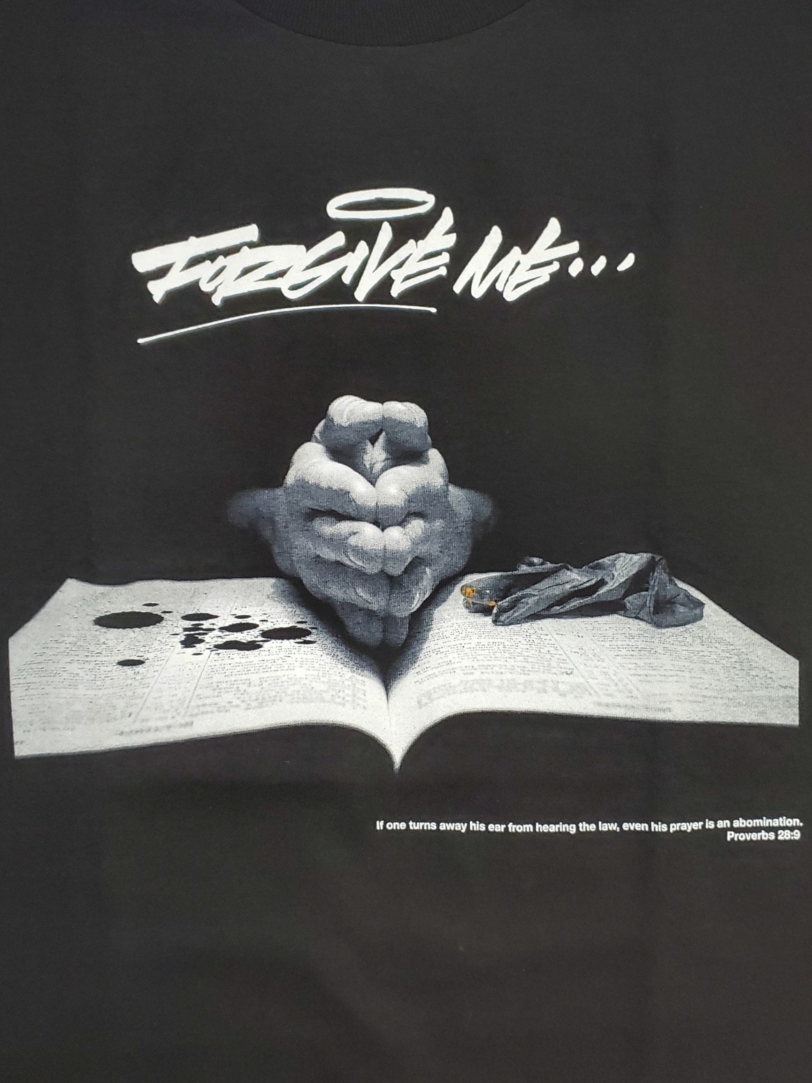 ��DISSIZIT/�ǥ����������åȡ�FORGIVE ME TEE T����� / BLACK �֥�å�