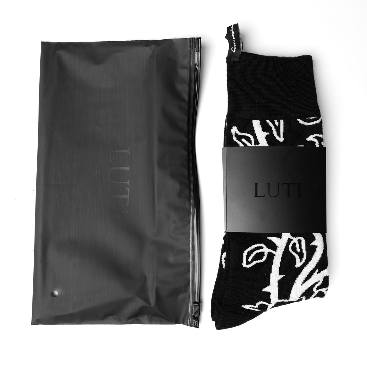 LUTI/롼ƥROSA SOCKS å / BLACK
